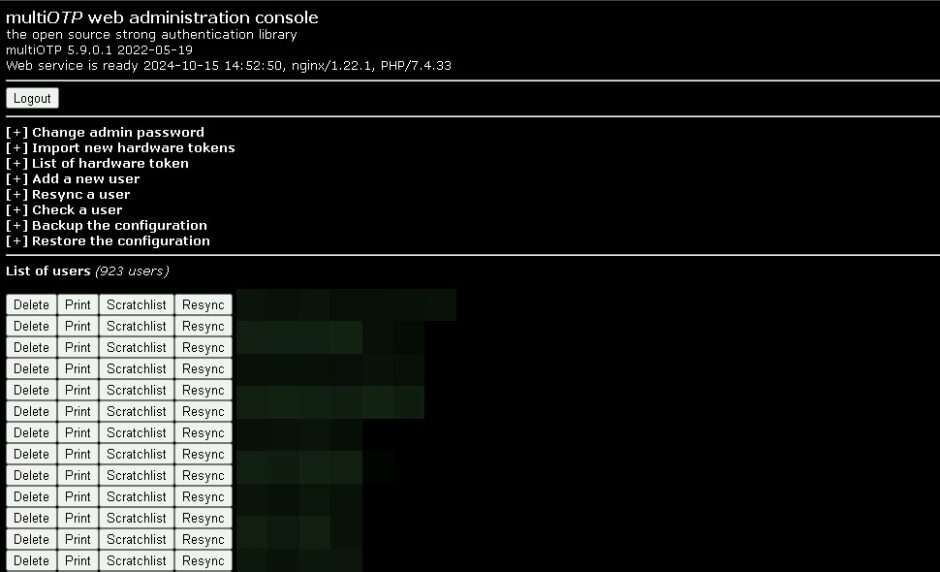 Двухфакторная аутентификация 2FA с SSL VPN ASA и MultiOTP