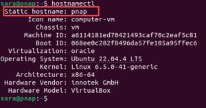 Hostname в Ubuntu 22.04 не сохраняется