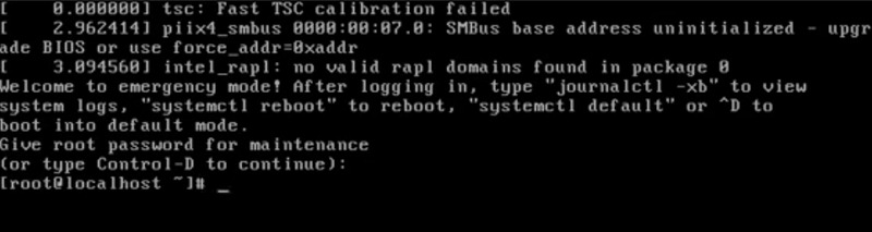 Single mode в CentOS Stream 8