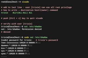 Настройка sudo в Debian 13